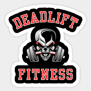 Deadlift Fitness Gym - Weight Training Sticker